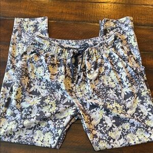 lululemon athletica Patterned Joggers - Grey and Yellow